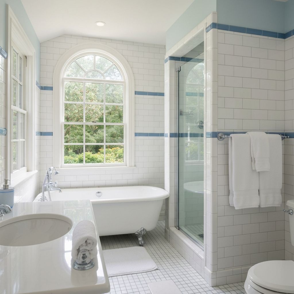 Fresh clean Cape Cod bathroom